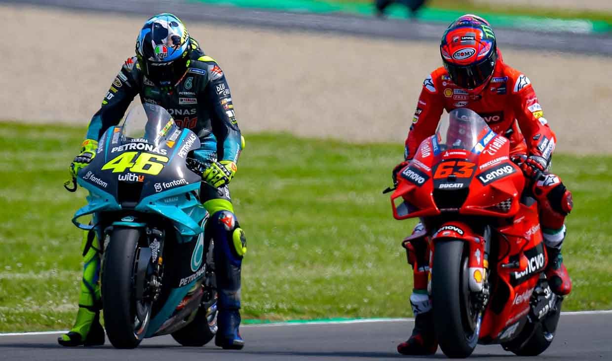 Bagnaia Menang Rossi Senang